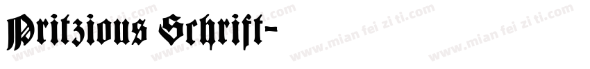 Pritzious Schrift字体转换